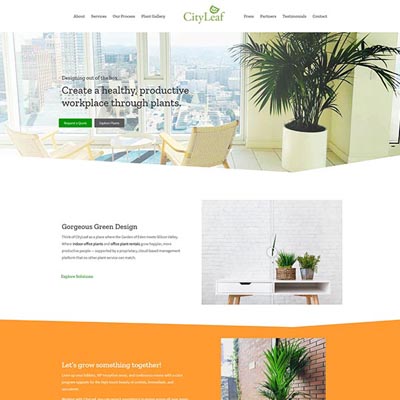 CityLeaf Inc. Portfolio Website Design