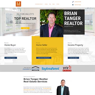 Tanger Homes website designed by Solutionarian Marketing & Web Design