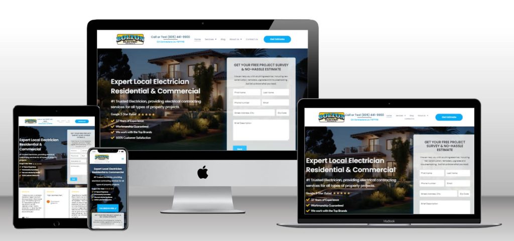 Bolton Electric Responsive Website Design