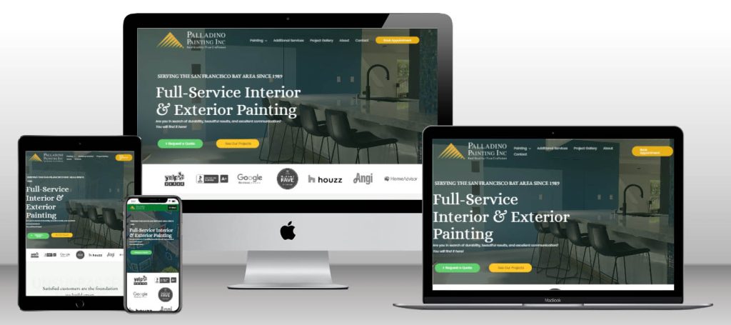 Palladino Painting Responsive Website