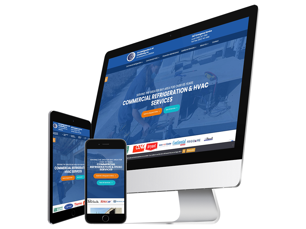 R&R Refrigeration San Jose, CA Responsive Website