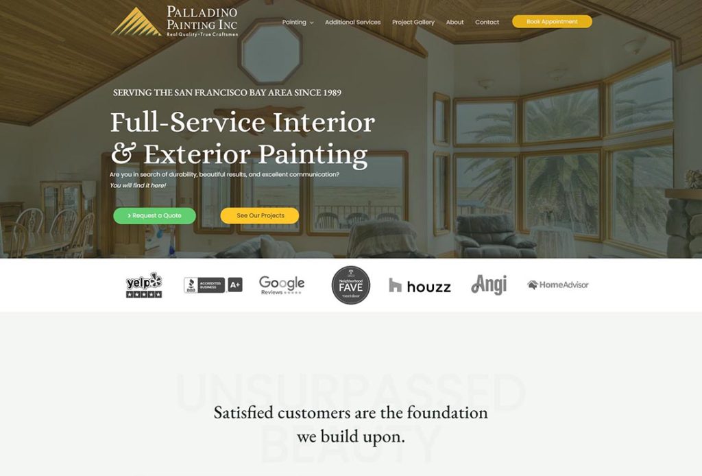 Paladino Painting Featured Website
