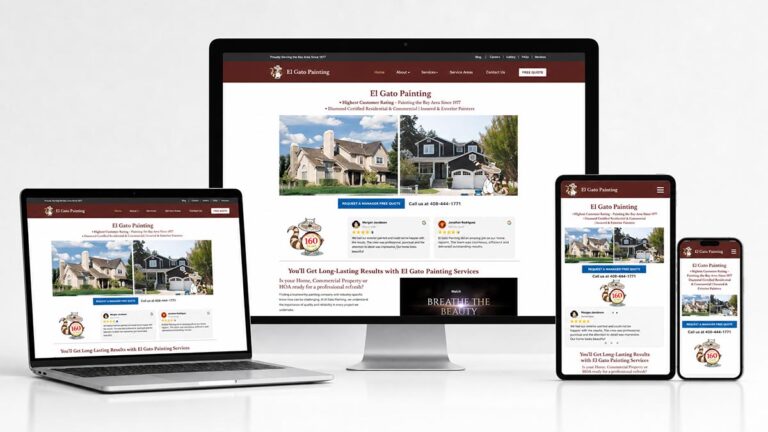 El Gato Painting Google Ads PPC Management San Jose Bay Area | Solutionarian Marketing and Web Design